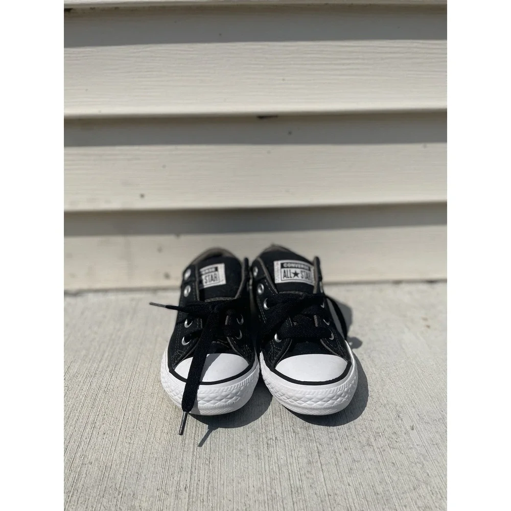 Converse Chuck Taylor All Star Kids Youth Unisex Size 12 Black Gray